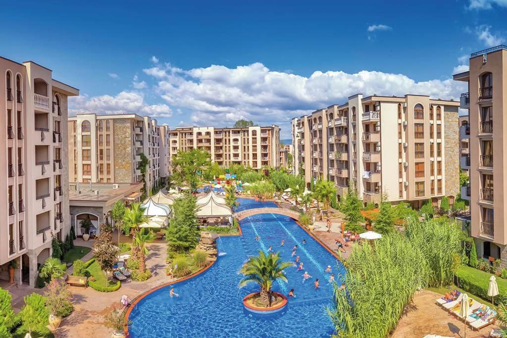 Cascadas Family Resort - Private Apartment - Bsr Sunny Beach Exterior foto